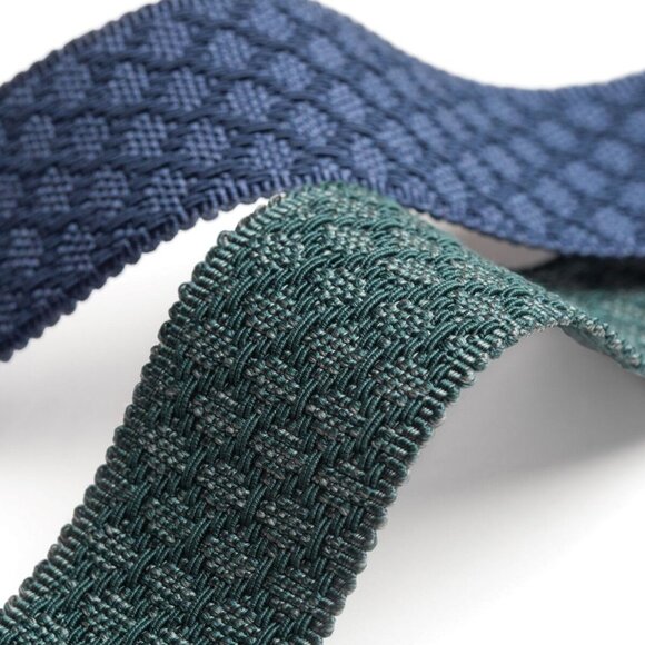 Samuel & Sons 9.7 Yards Aqua Le Jardin Silk Border Trimming 1.75" Discontinued - Picture 8 of 8